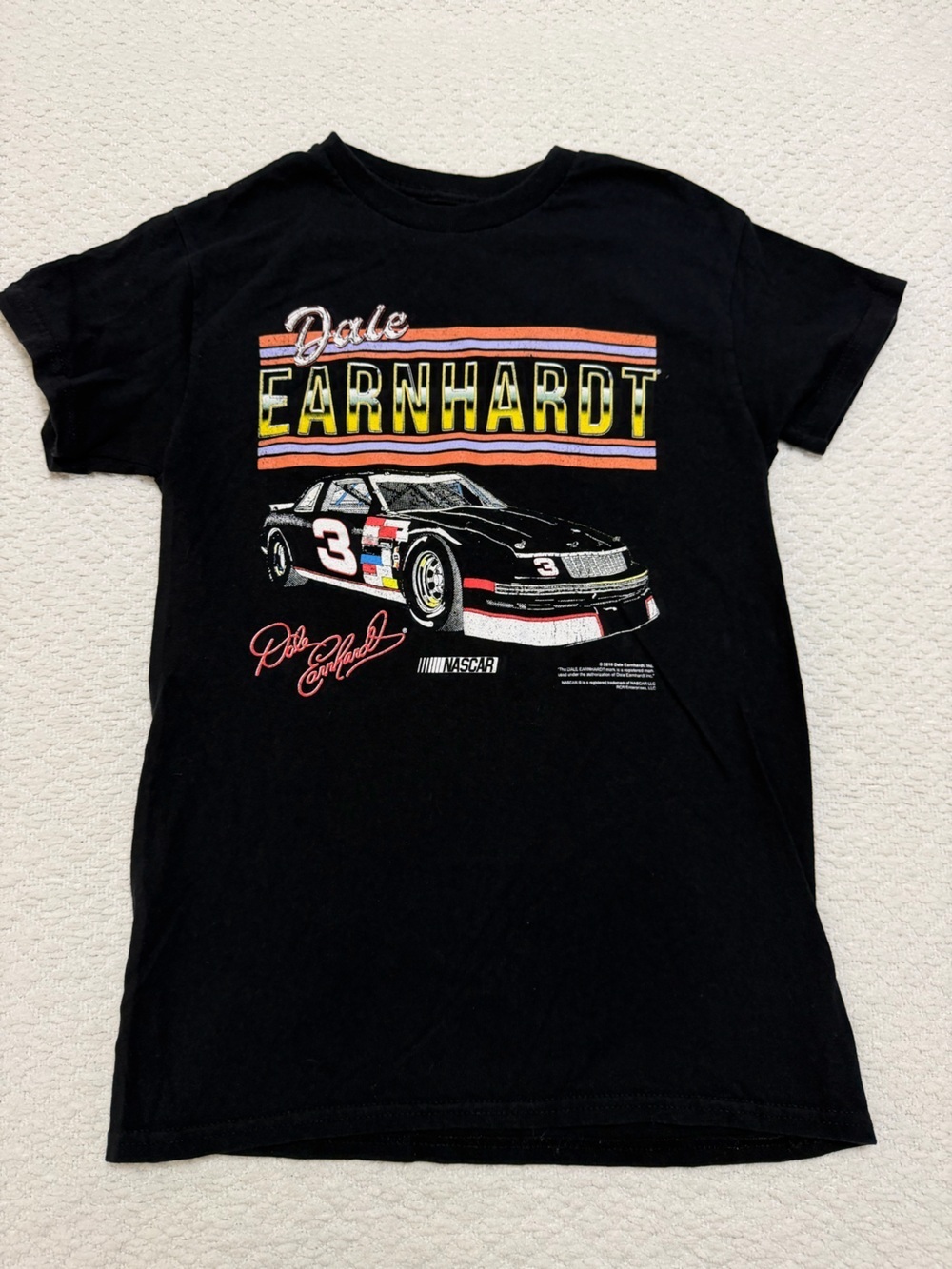 NASCAR Dale Earnhardt # 3 Black T-Shirt 2010 The Intimidator Size Small
